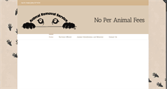 Desktop Screenshot of animalremovalservice.com